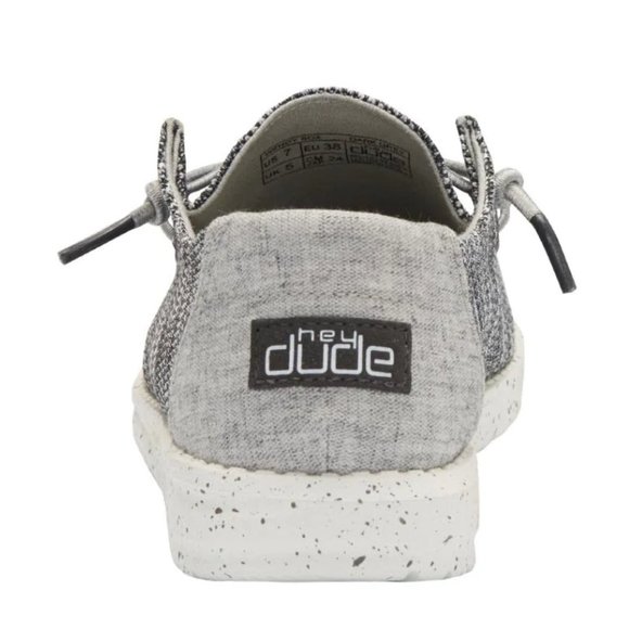 NEW Women’s Wendy Sox Dark Grey Hey Dude - Picture 3 of 3